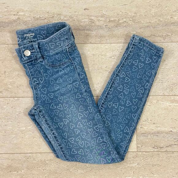 Wonder Nation Heart Printed Jeggings 6x - Picture 5 of 5